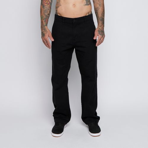Calça Rvca The Weekend Chino Hide  Preto