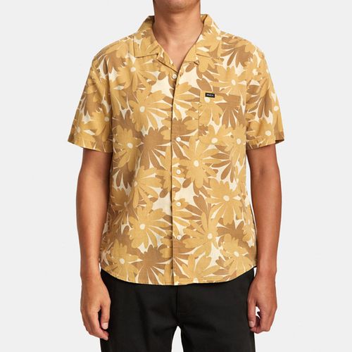 Camisa Rvca M/C Pop Floral Khaki
