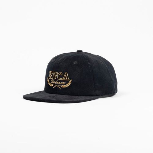 Boné Rvca Laurels Cord Snapback Preto