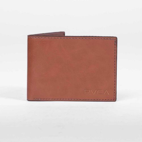 Carteira Rvca Cedar Bifold Marrom