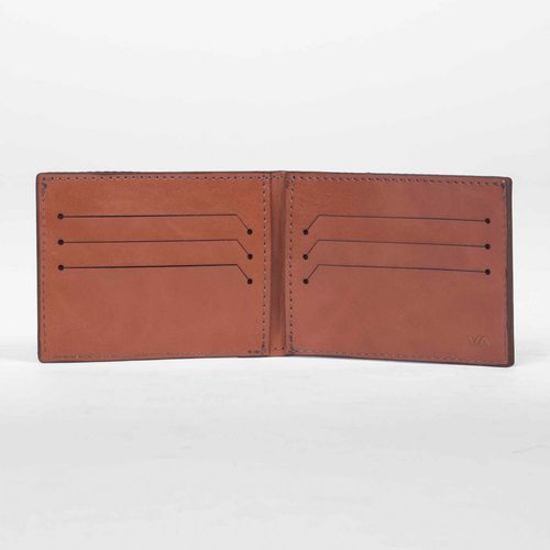 Carteira Rvca Cedar Bifold Marrom