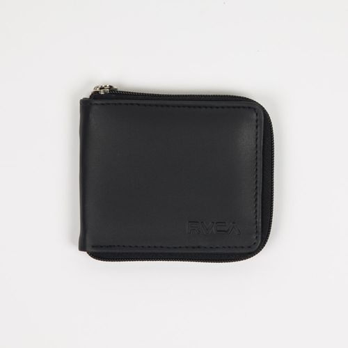Carteira Rvca Zip Around Preto