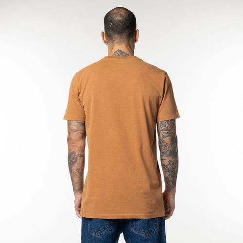 Camiseta RVCA M/C Mini Balance Box Stone Marrom