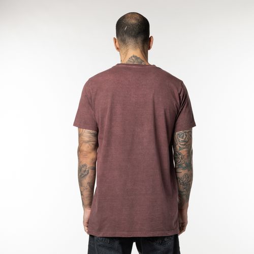 Camiseta RVCA M/C Balance Cafe Marrom Escuro