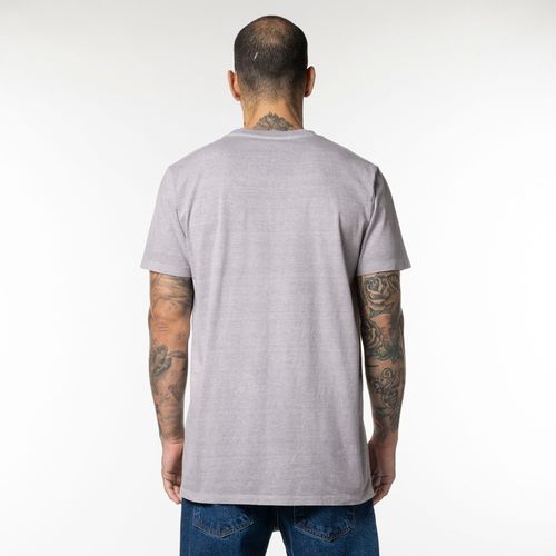 Camiseta RVCA M/C Americana Label Cinza