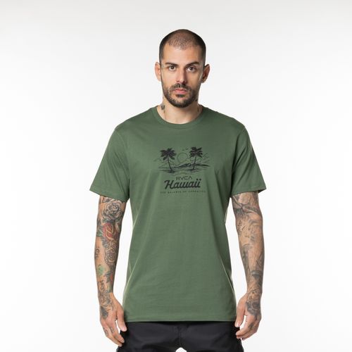 Camiseta RVCA M/C Dorado Verde Militar