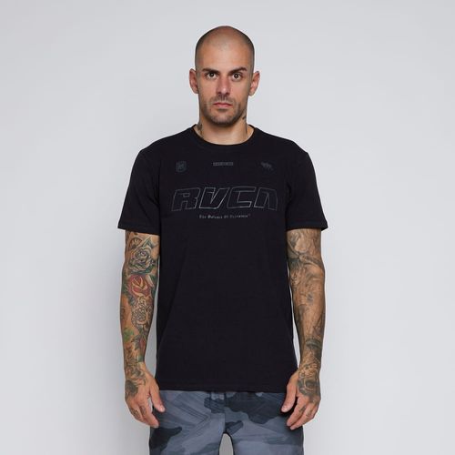 Camiseta RVCA M/C Big Club Preto