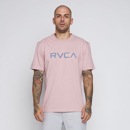 Camiseta RVCA M/C Big Colors Rosa Claro