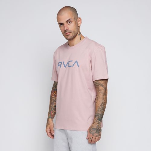 Camiseta RVCA M/C Big Colors Rosa Claro