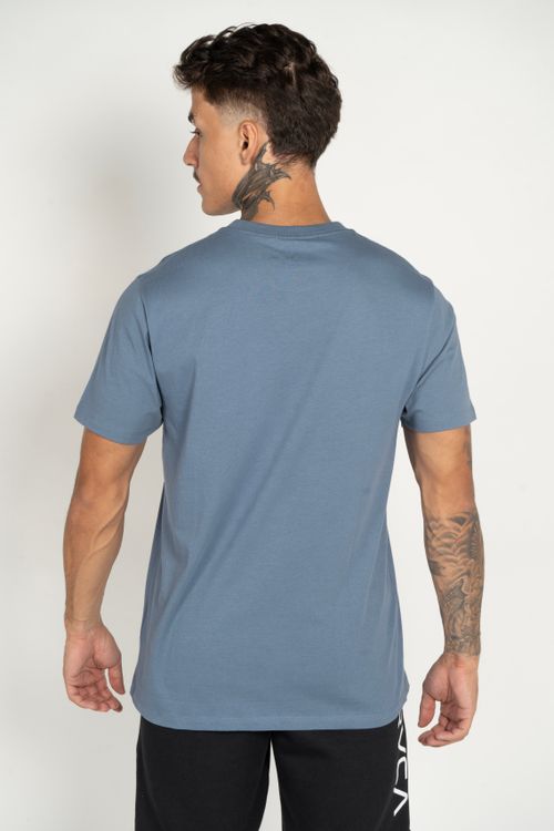 Camiseta RVCA M/C Anp Label Azul