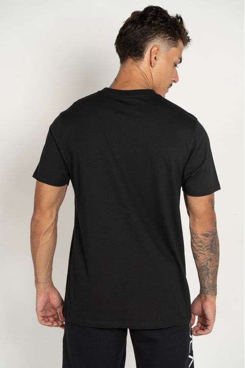 Camiseta M/C Va All The Way Worn Preto
