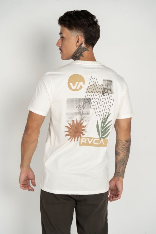 Camiseta RVCA M/C Desert Scape Snow White