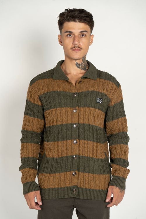 Tricot RVCA Chefs Kiss Cardigan Multi Cores