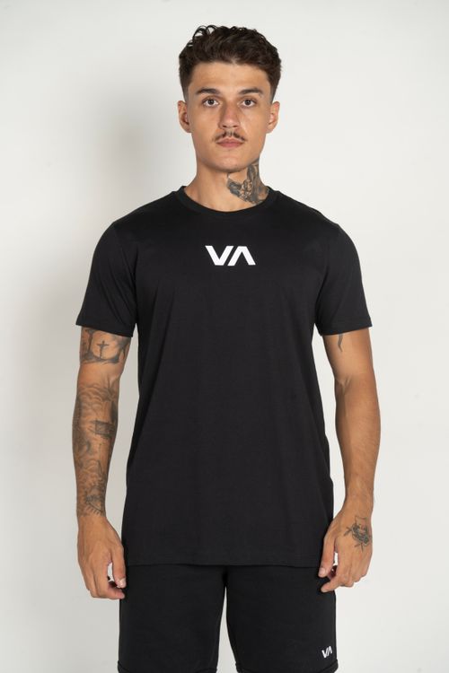 Camiseta RVCA M/C Va Side Back Preto