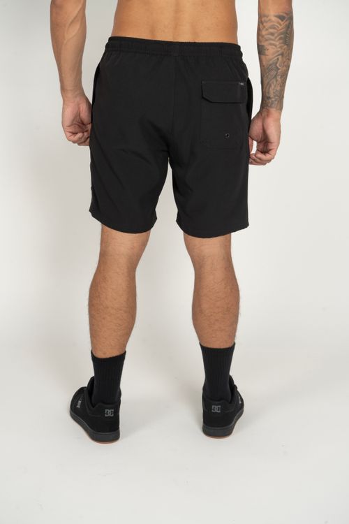 Boardshort RVCA Solid Color Preto