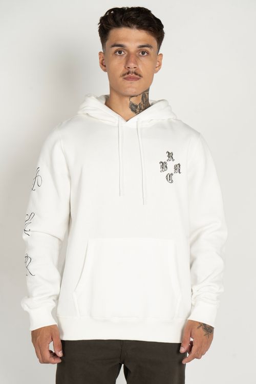 Moletom RVCA Fech Chefs Kiss 270G Branco