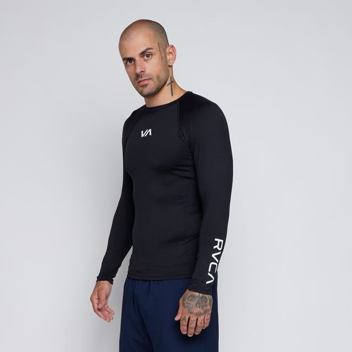 Camiseta RVCA Surf M/L Va Preto