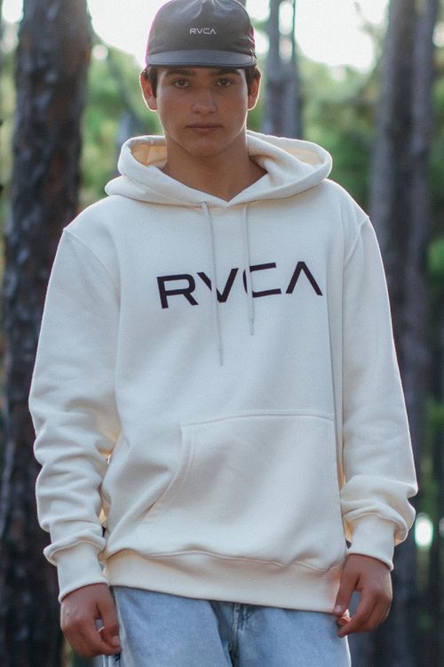 Moletom RVCA Fech Big Rvca 270G Off White