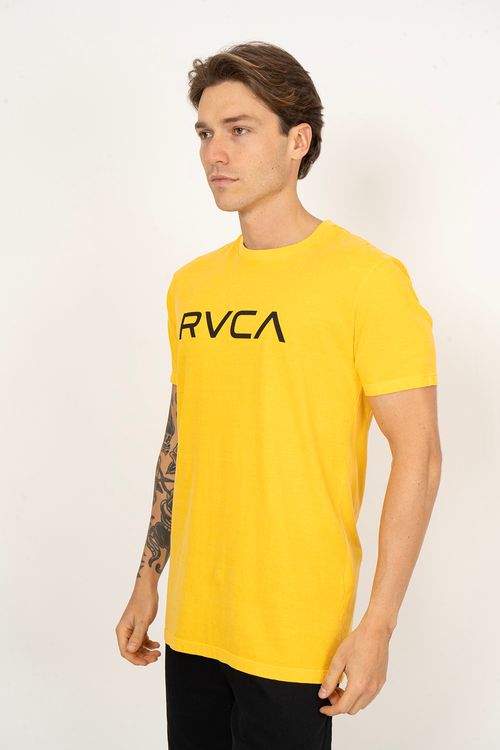 Camiseta RVCA M/C Big Rvca Amarelo