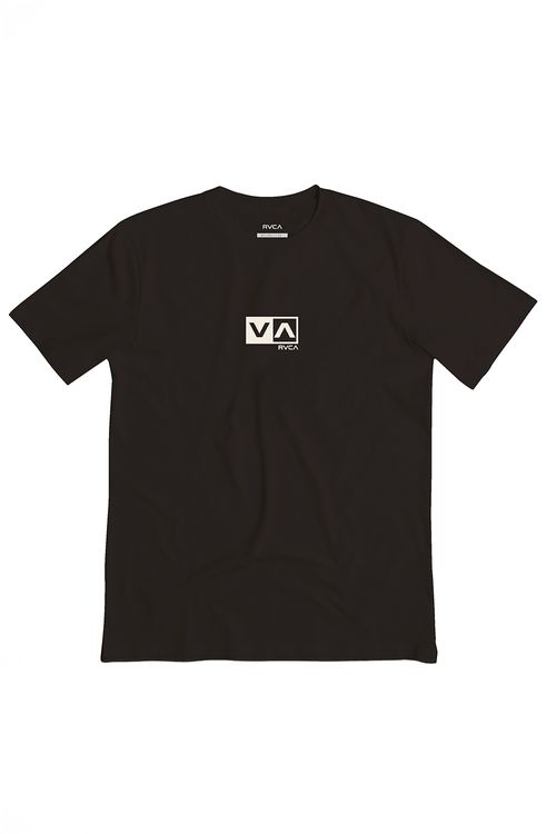 Camiseta RVCA M/C Mini Balance Box Ps Preto