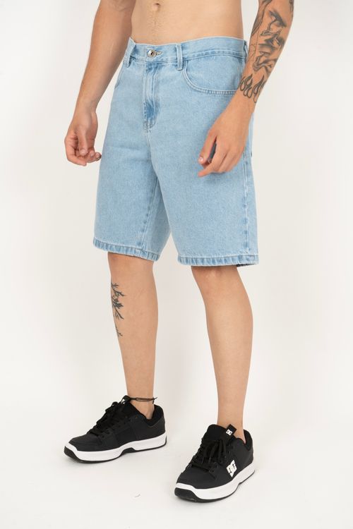 Bermuda RVCA Jeans Weekend Denin Light Blue Azul Claro