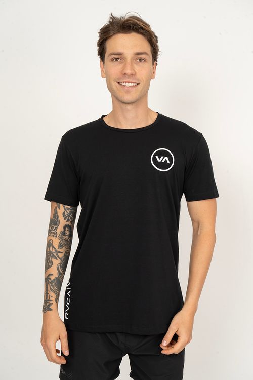 Camiseta RVCA M/C Va Mirror Preto
