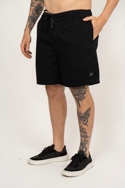Bermuda RVCA Escape Elastic Preto