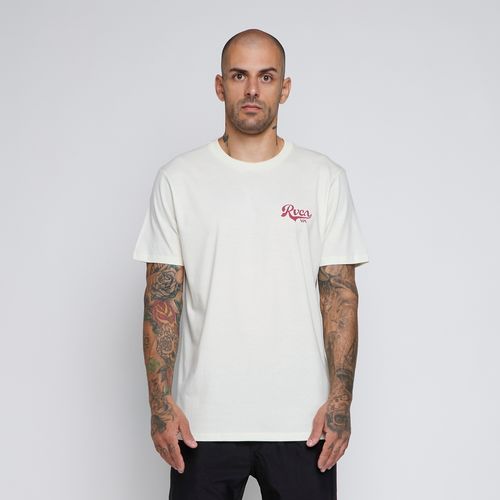 Camiseta Rvca M/C Prowl Off White
