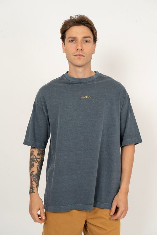 Camiseta RVCA M/C Intro Azul Escuro