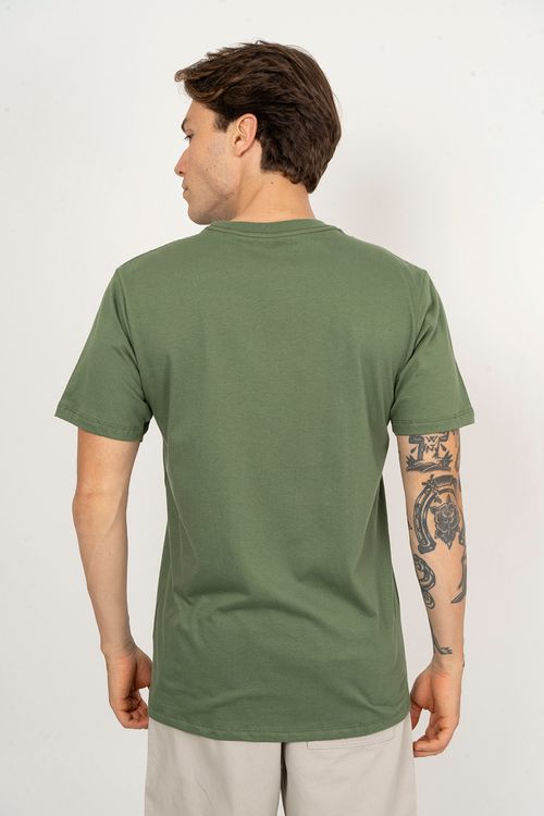 Camiseta RVCA M/C Mini Balance Box Verde Militar