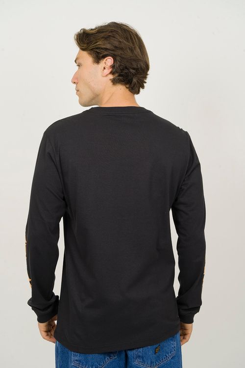 Camiseta Rvca M/L Balance Box Ls Preto