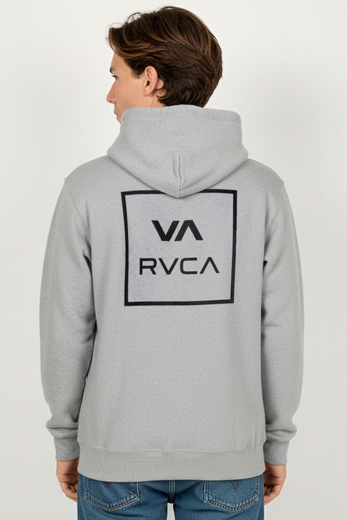 Moletom RVCA Fech Va All The Way 290 Cinza Mescla