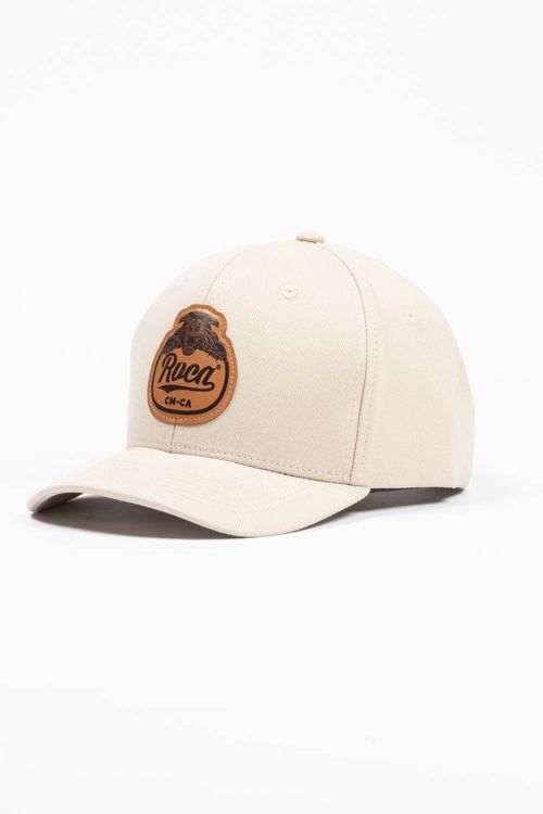 Boné Rvca Pantero Snapback Bege