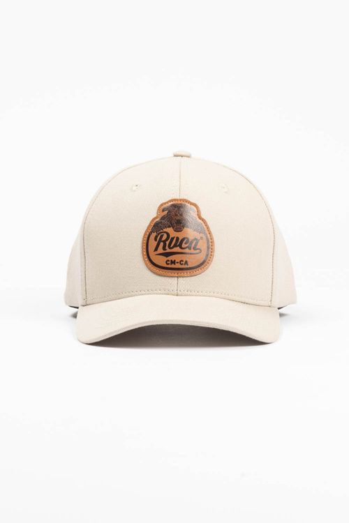 Boné Rvca Pantero Snapback Bege