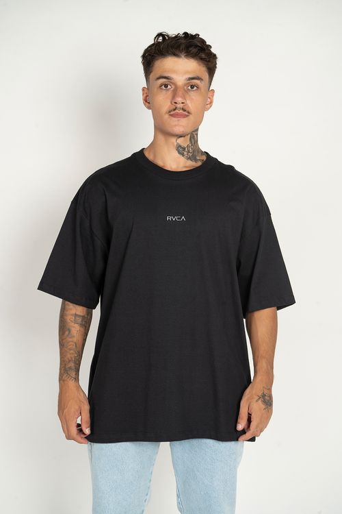 Camiseta RVCA M/C Rvca Oversized Preto