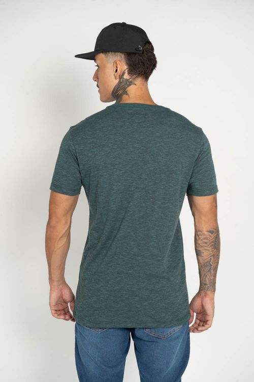 Camiseta RVCA M/C Green Blend Rvca Verde Escuro