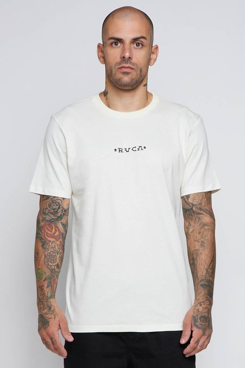Camiseta RVCA M/C Saber Snake Off White