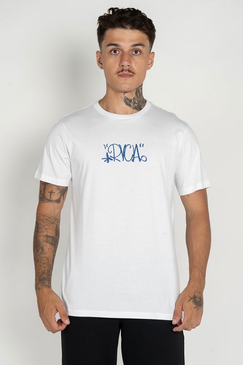 Camiseta Rvca M/C Tc Heads Branco