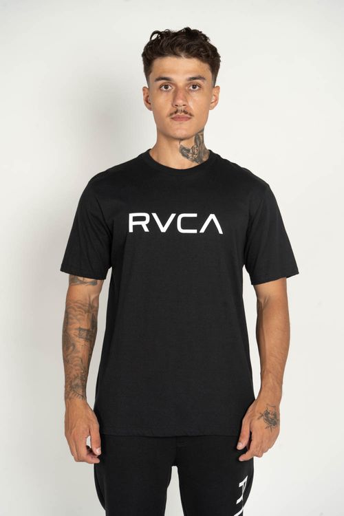 Camiseta M/C Big Rvca Preto