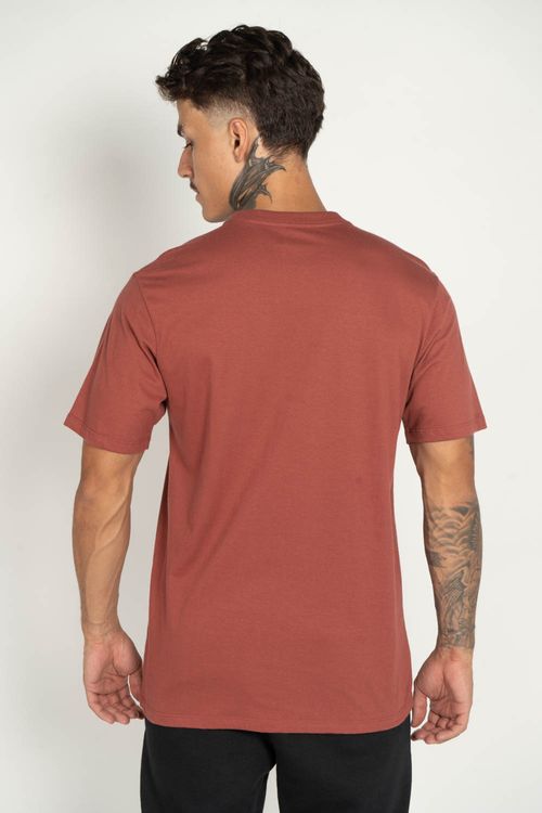 Camiseta M/C Big Rvca Vinho