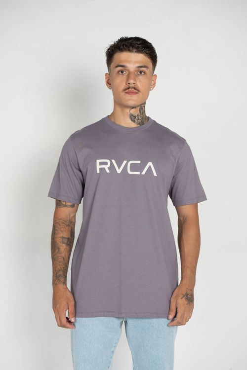 Camiseta M/C Big Rvca Roxo Claro
