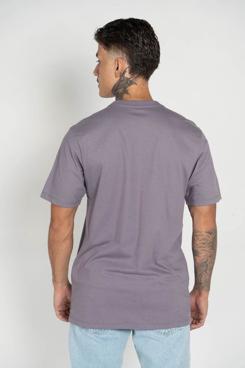 Camiseta M/C Big Rvca Roxo Claro