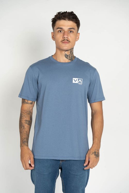 Camiseta RVCA M/C Va Rvca Azul Escuro