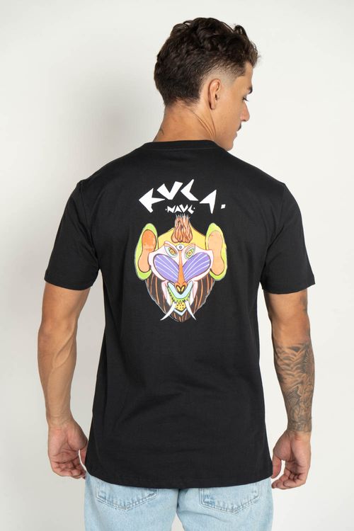 Camiseta RVCA M/C Va Cool Nv Preto