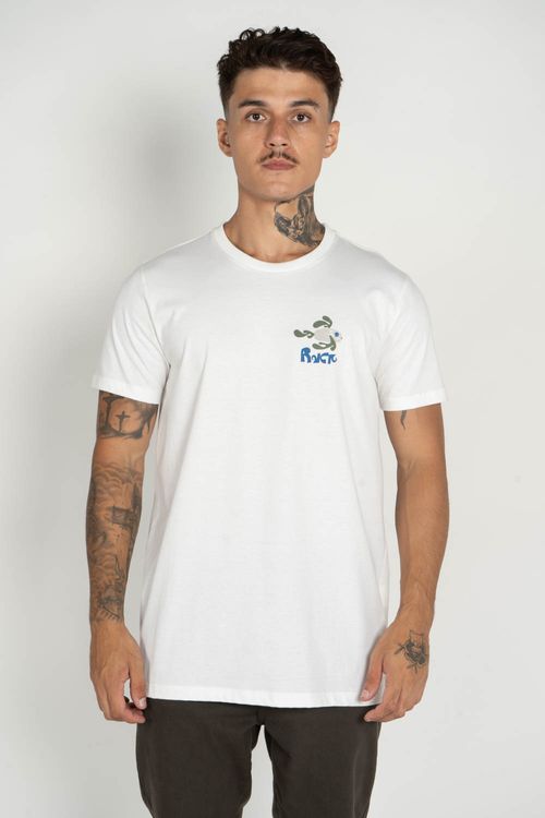 Camiseta RVCA M/C La Fishschool Snow White