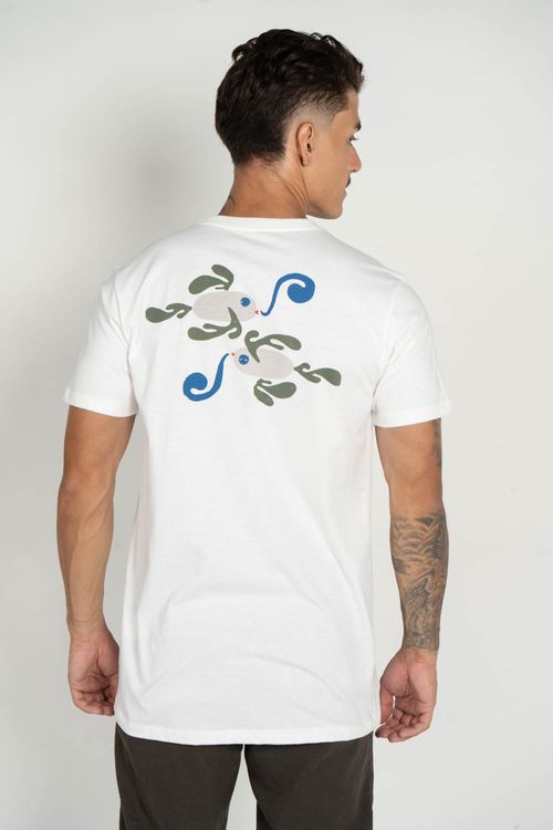 Camiseta RVCA M/C La Fishschool Snow White