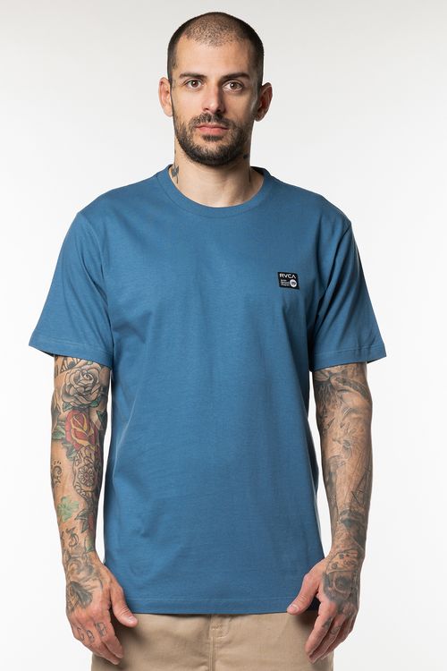 Camiseta RVCA M/C Anp Label Azul