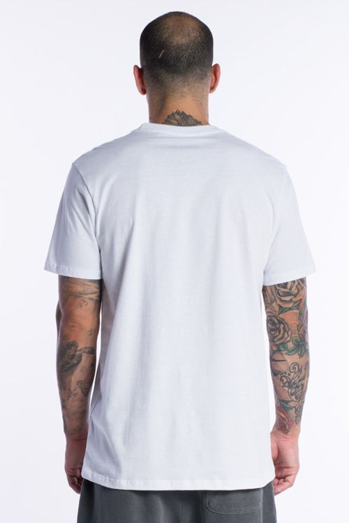 Camiseta RVCA M/C Motors Fins Branco