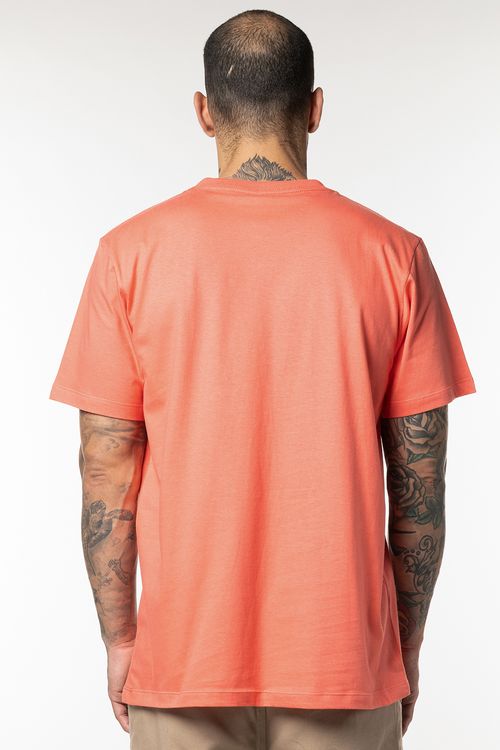 Camiseta RVCA M/C Va All The Way Vermelho Claro