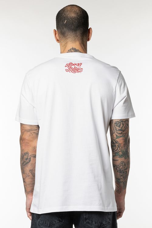 Camiseta Rvca M/C Deaths Duck Branco